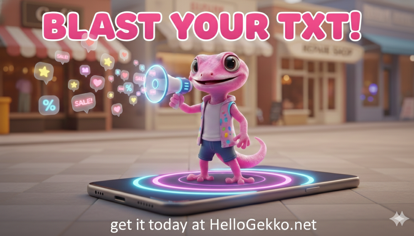 Blast you txt! With HelloGekko.net